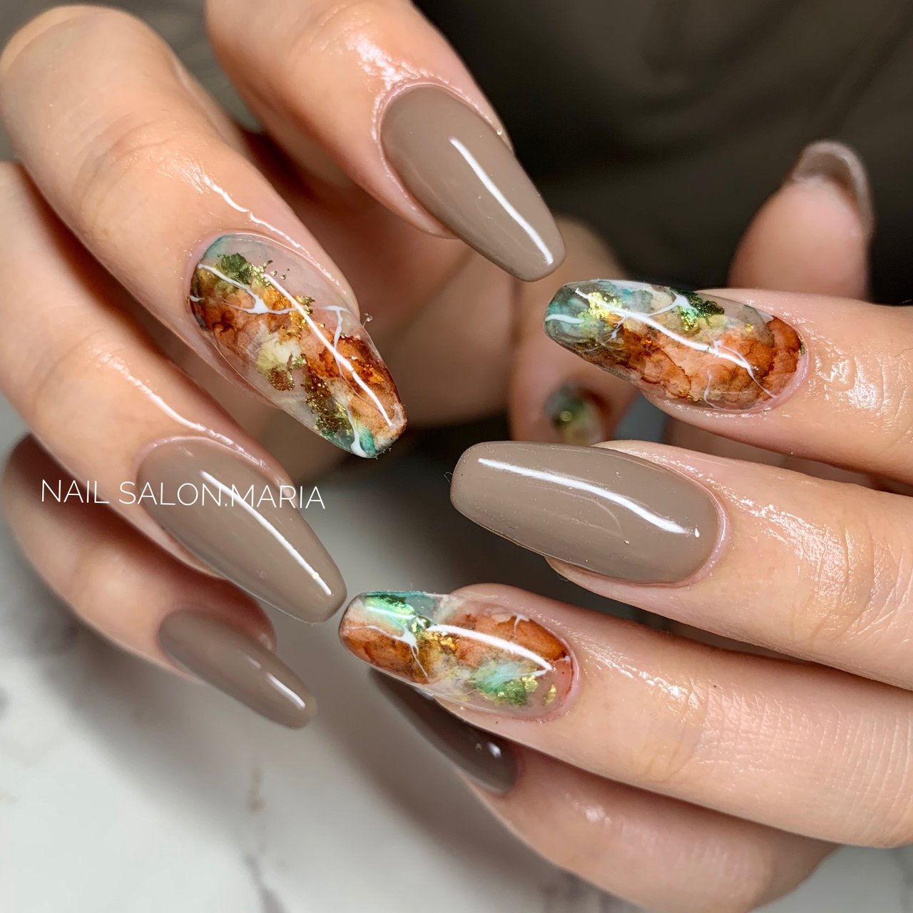 春 夏 冬 オールシーズン シンプル Nail Salon Mariaのネイルデザイン No ネイルブック