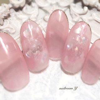 人気順 ピンクオパールネイルのネイルデザイン ネイルブック