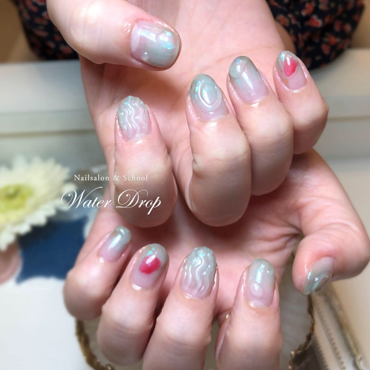ハンド ニュアンス ジェルネイル お客様 Waterdropのネイルデザイン No ネイルブック
