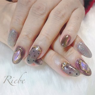 人気順 グレージュ モノトーン ピンクベージュのネイルデザイン ネイルブック