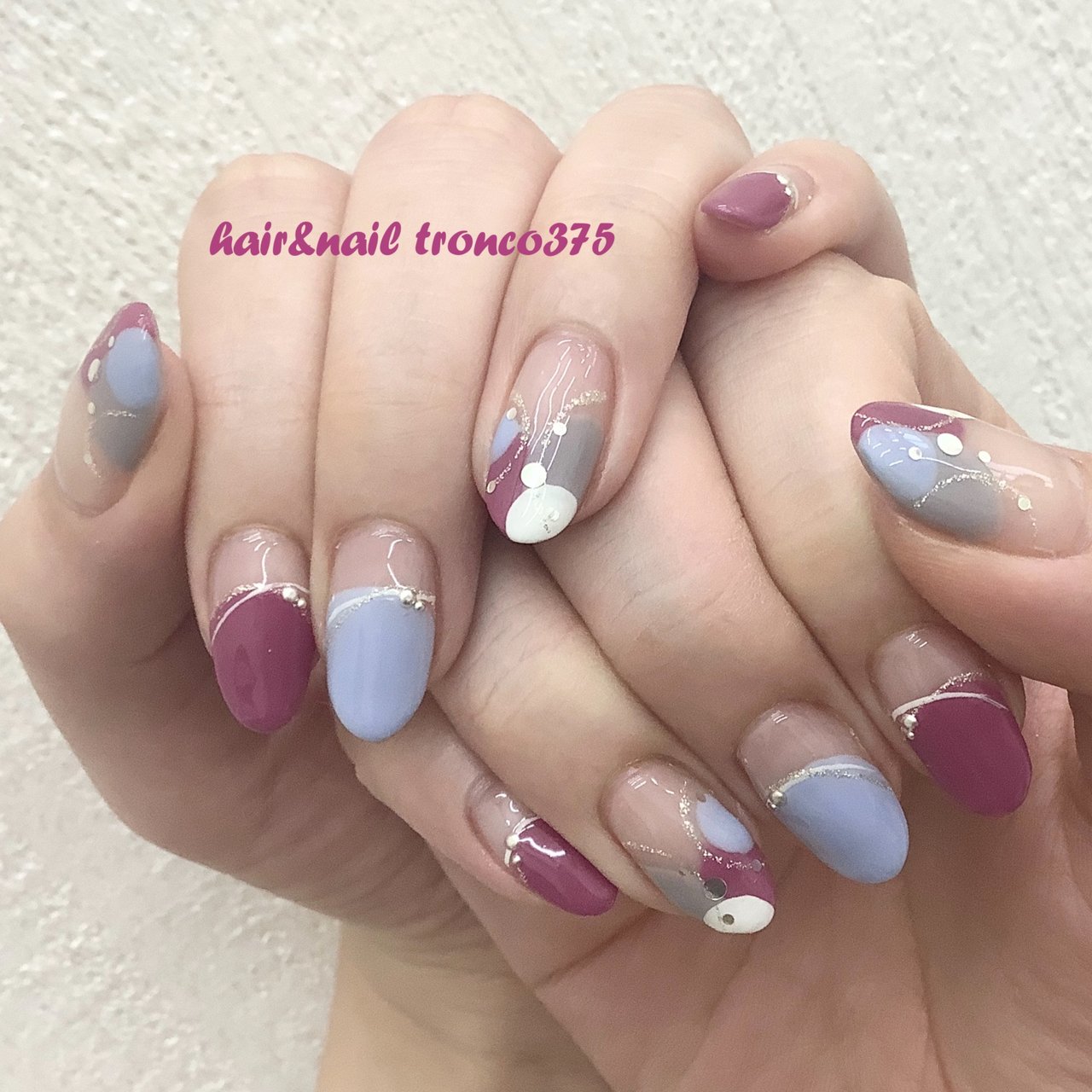 春 オールシーズン ハンド フレンチ 変形フレンチ Hair Nailtronco田島美奈子のネイルデザイン No ネイルブック