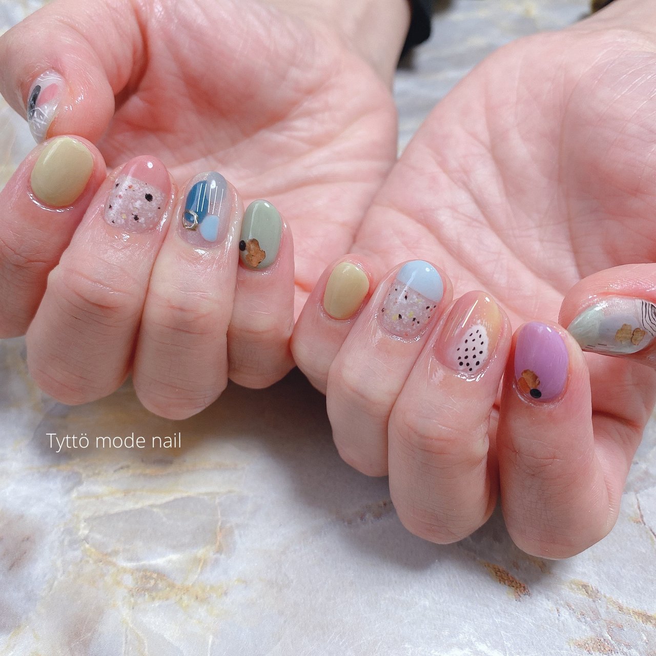 春 オールシーズン 旅行 ブライダル ジェル Tytto Nailのネイルデザイン No 5075800 ネイルブック