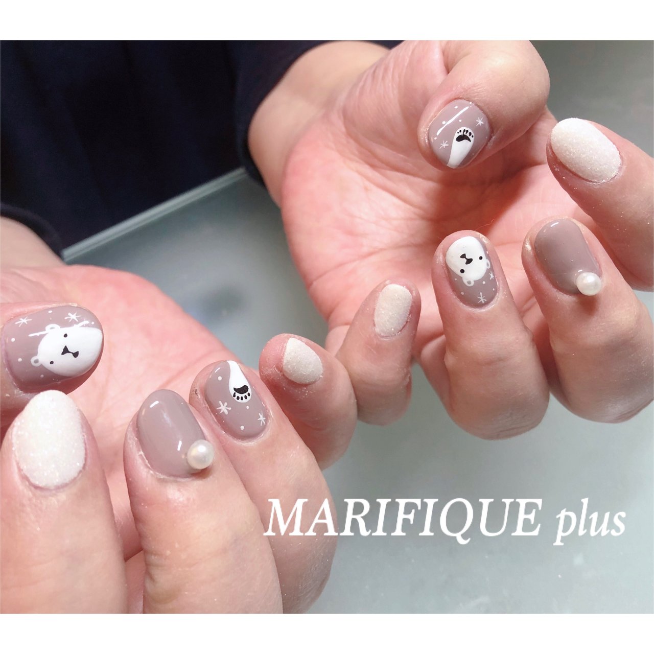 オールシーズン バレンタイン 女子会 ハンド シンプル Nailsalon Marifique Plusのネイルデザイン No ネイルブック