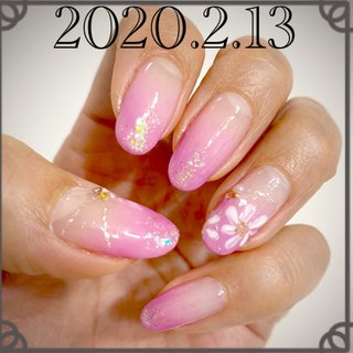 #春ネイル #入園式ママネイル #入学式ママネイル #卒園式ママネイル #卒業式ママネイル #春 #卒業式 #入学式 #ハンド #グラデーション #ミディアム #ピンク #ゴールド #シルバー #ジェルネイル #セルフネイル #hiromi721 #ネイルブック