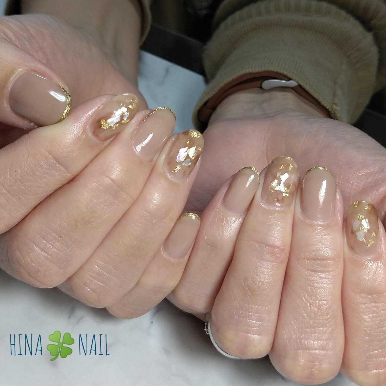 冬 オールシーズン ハンド ジェル お客様 Hina Nail Sugaのネイルデザイン No ネイルブック