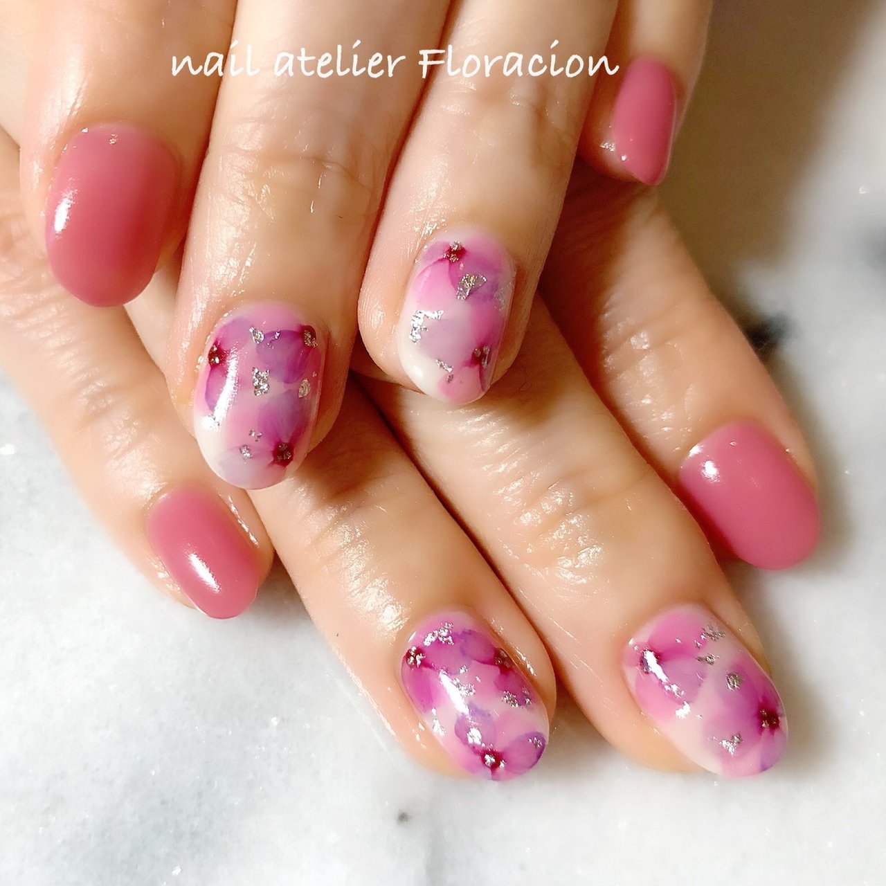 春 オールシーズン ブライダル パーティー ハンド Nail Atelier Floracionのネイルデザイン No ネイル ブック