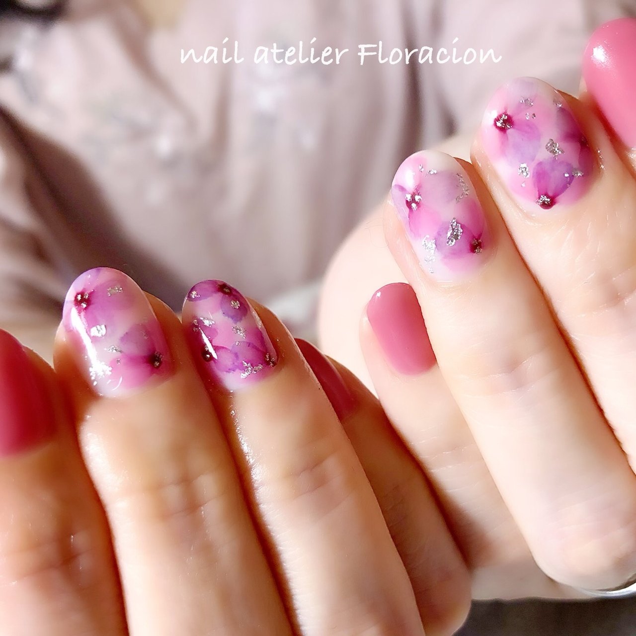 春 オールシーズン ブライダル パーティー ハンド Nail Atelier Floracionのネイルデザイン No ネイル ブック