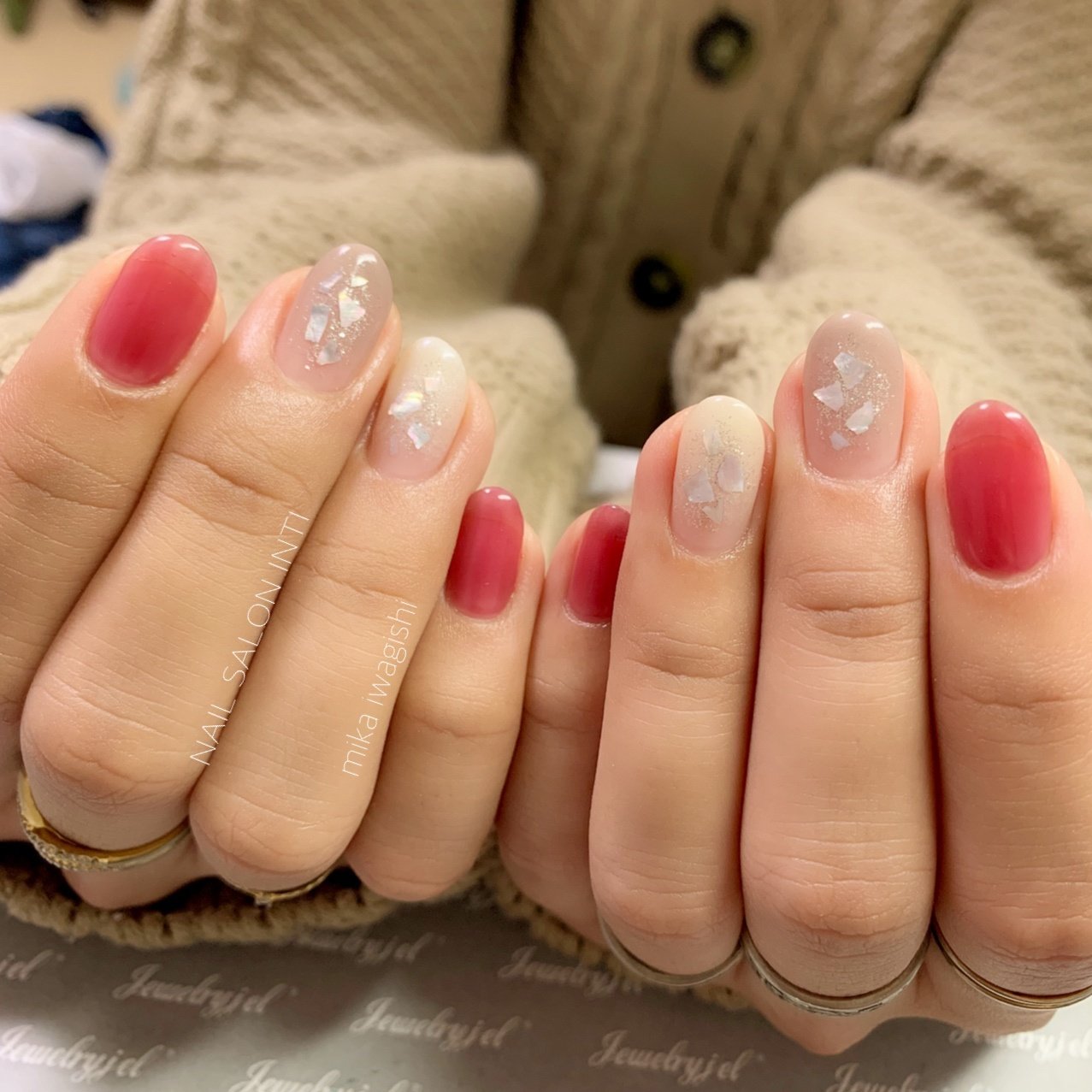 夏 冬 オールシーズン オフィス ハンド Nailsalon Inti 岩岸美華 のネイルデザイン No ネイルブック