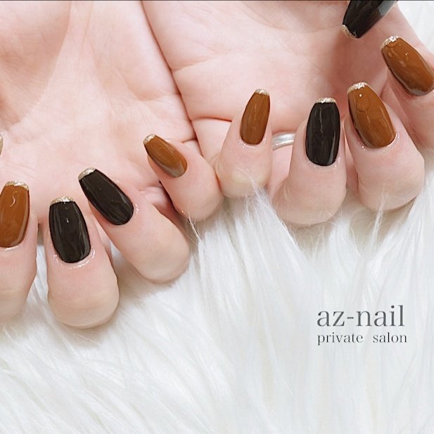 秋 冬 オールシーズン パーティー ハンド Az Nailのネイルデザイン No ネイルブック