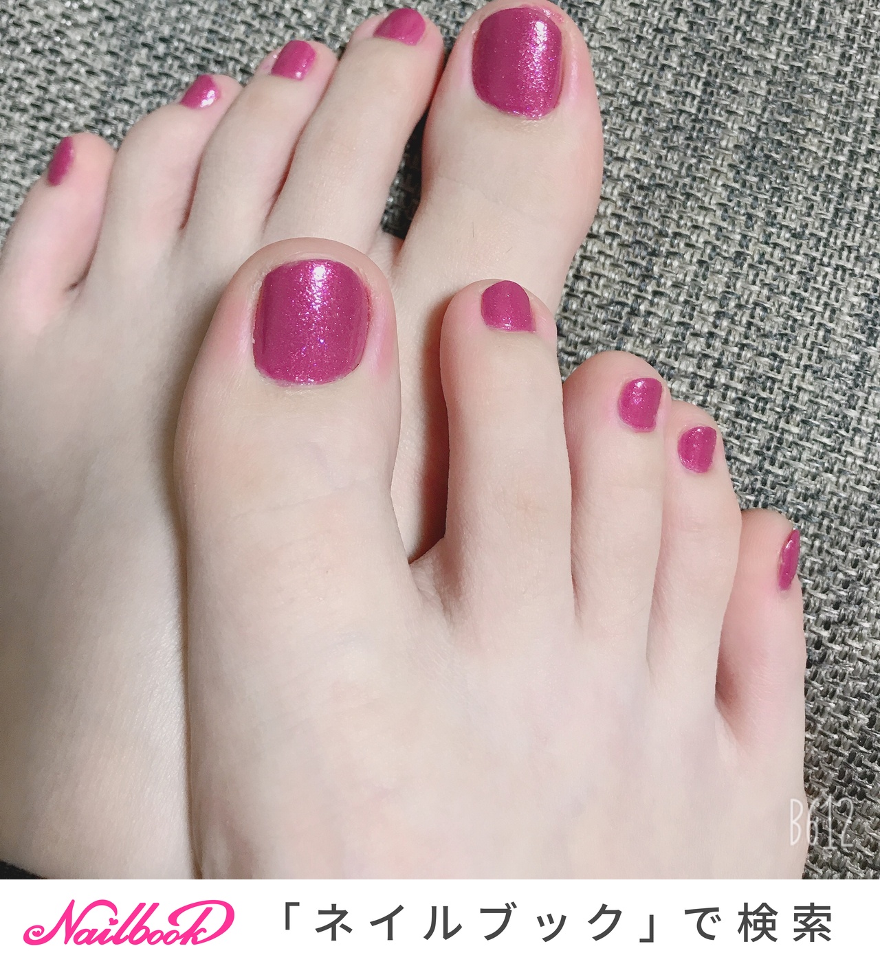 フット/ピンク/ビビッド/ペディキュア/セルフネイル - 321のネイル