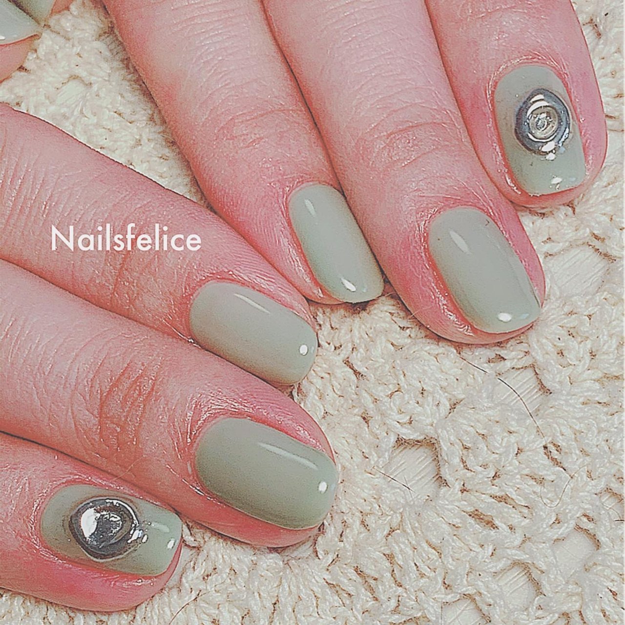 オールシーズン オフィス デート 女子会 ハンド Nailsfeliceちばちはるのネイルデザイン No ネイルブック