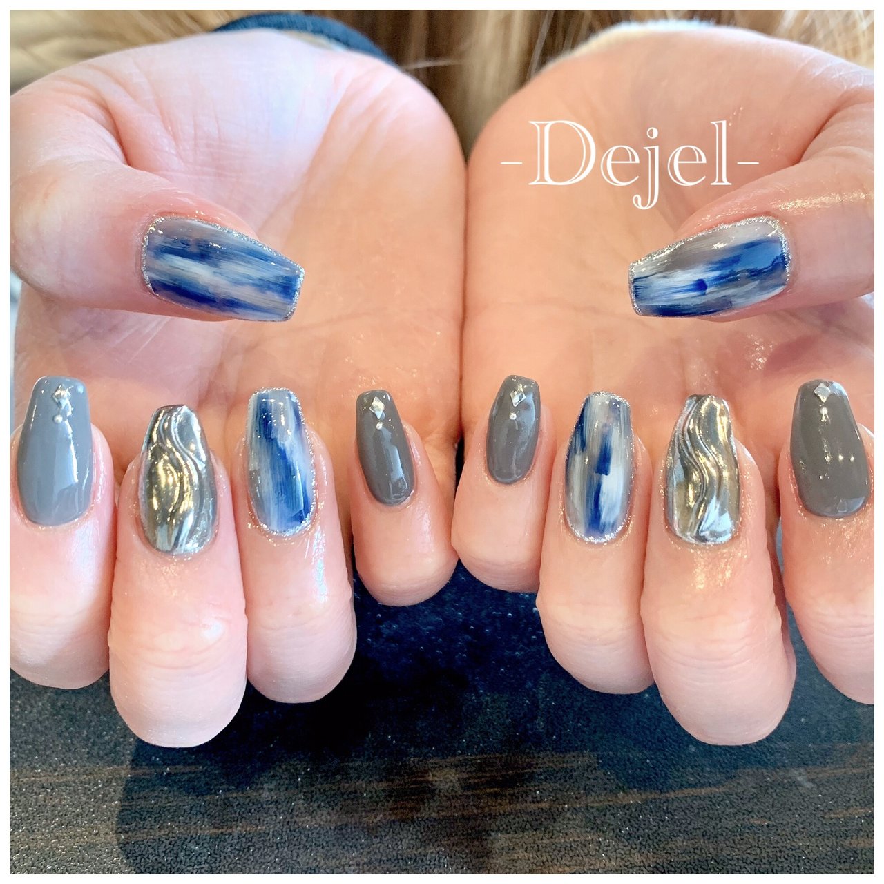 冬 オールシーズン 旅行 パーティー ハンド Nail Salon Dejel ディジェールのネイルデザイン No ネイルブック
