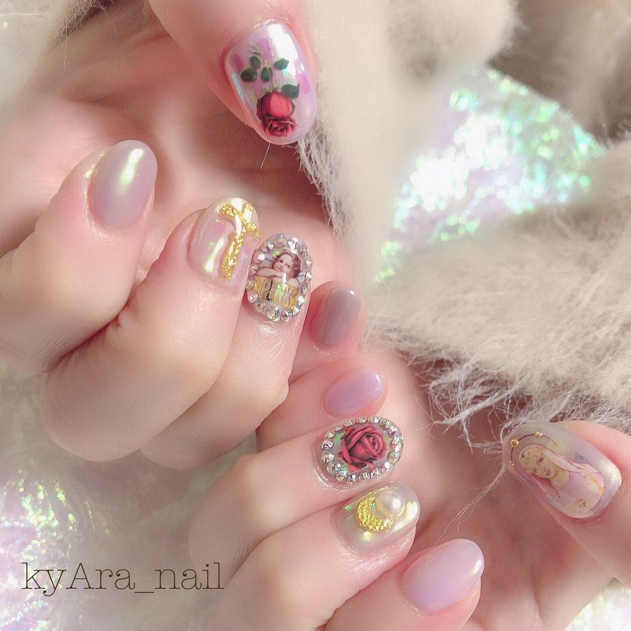 バレンタイン ライブ ハロウィン クリスマス ハンド Kyara Nailのネイルデザイン No ネイルブック