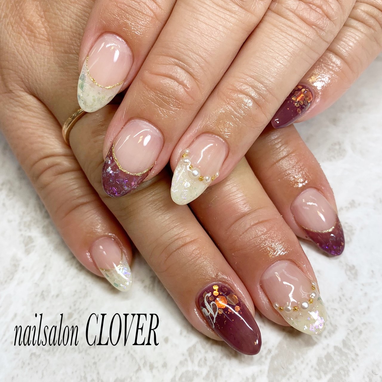 Nailsalon Cloverのネイルデザイン No 5085432 ネイルブック