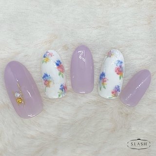 グレイッシュパープルのネイルデザイン 2ページ目 ネイルブック