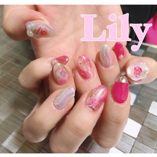 ピンク系グラデーションのネイルデザイン ネイルブック