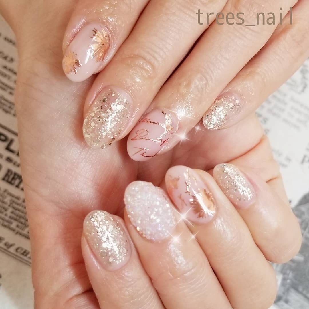 春 オールシーズン 卒業式 デート ハンド Trees Nailのネイルデザイン No ネイルブック