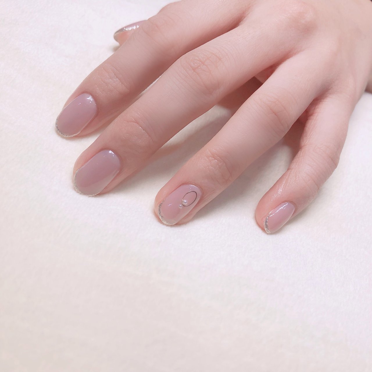 春 オールシーズン ハンド ラメ ワンカラー Nail Saron Danae Roppongiのネイルデザイン No 5093355 ネイル ブック