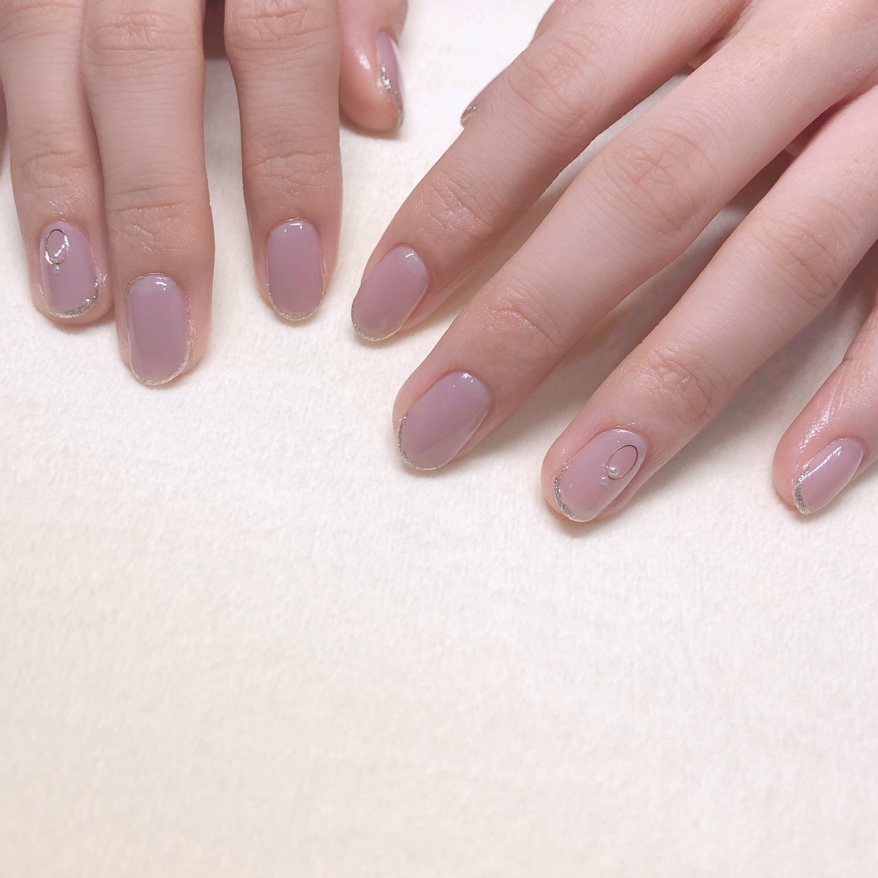春 オールシーズン ハンド ラメ ワンカラー Nail Saron Danae Roppongiのネイルデザイン No ネイル ブック