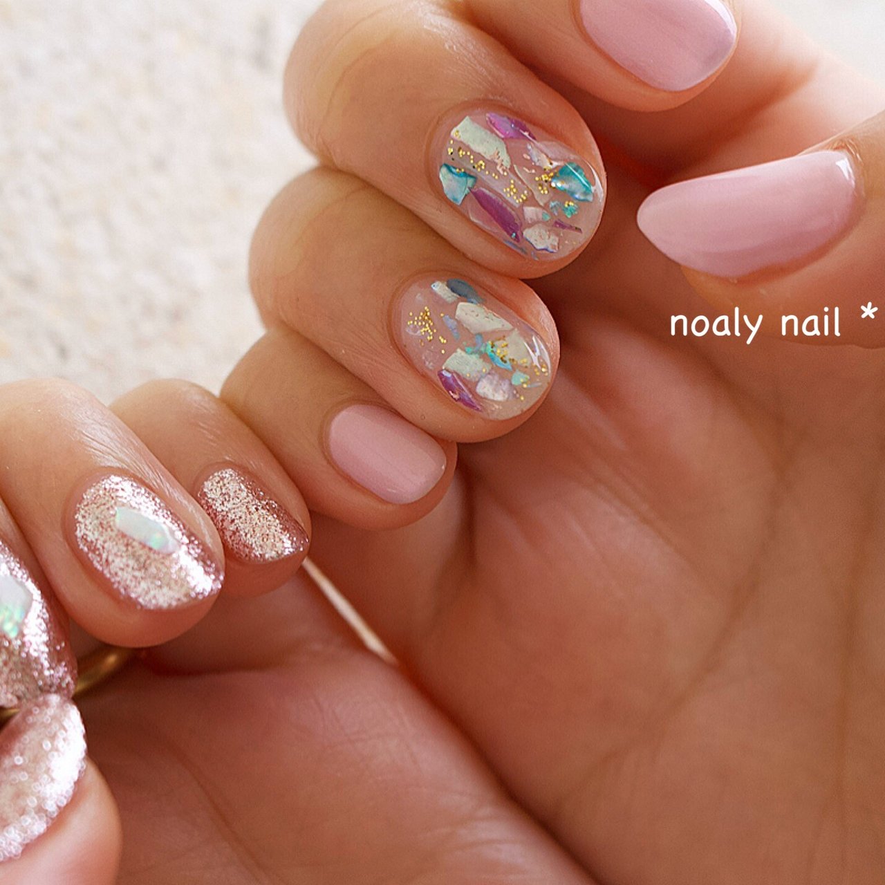 春 デート ピンク パープル パステル Noaly Nail のネイルデザイン No 5094032 ネイルブック