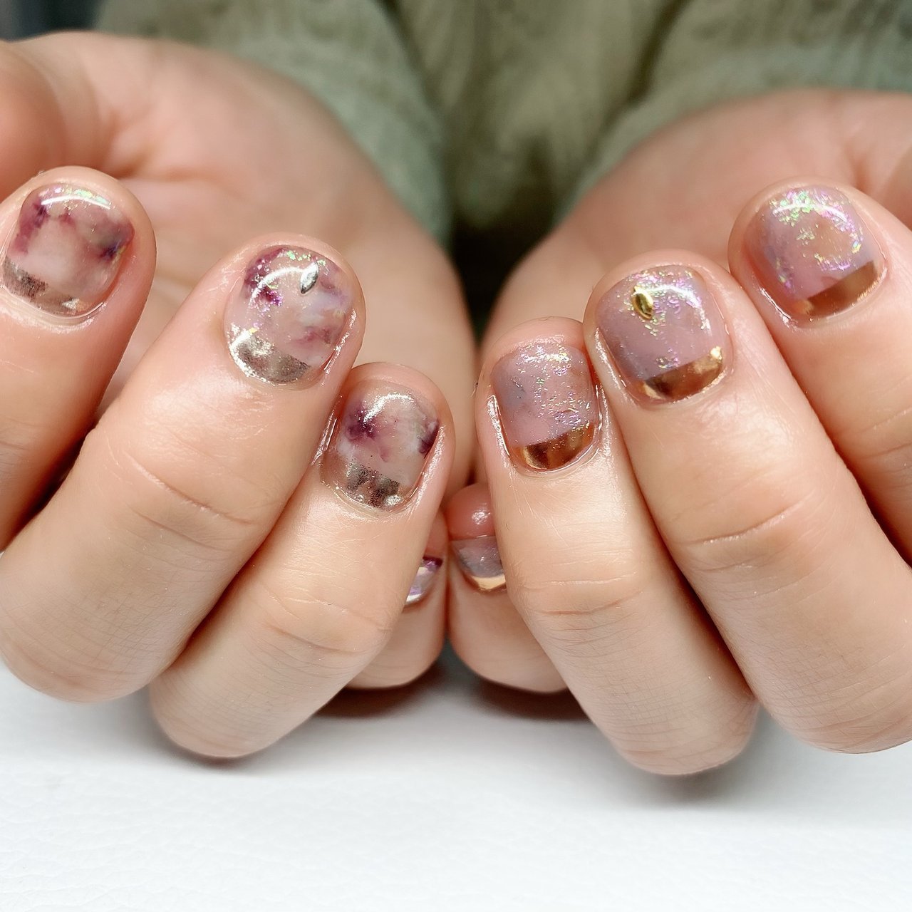 オールシーズン デート 女子会 ハンド タイダイ South Private Nail Salon のネイルデザイン No ネイルブック