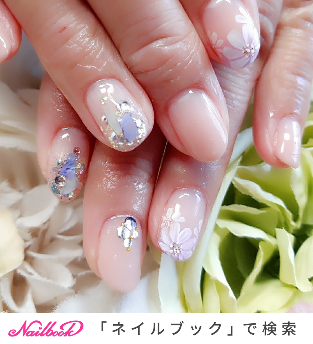 春 夏 リゾート デート ハンド Miminail代官山店のネイルデザイン No ネイルブック