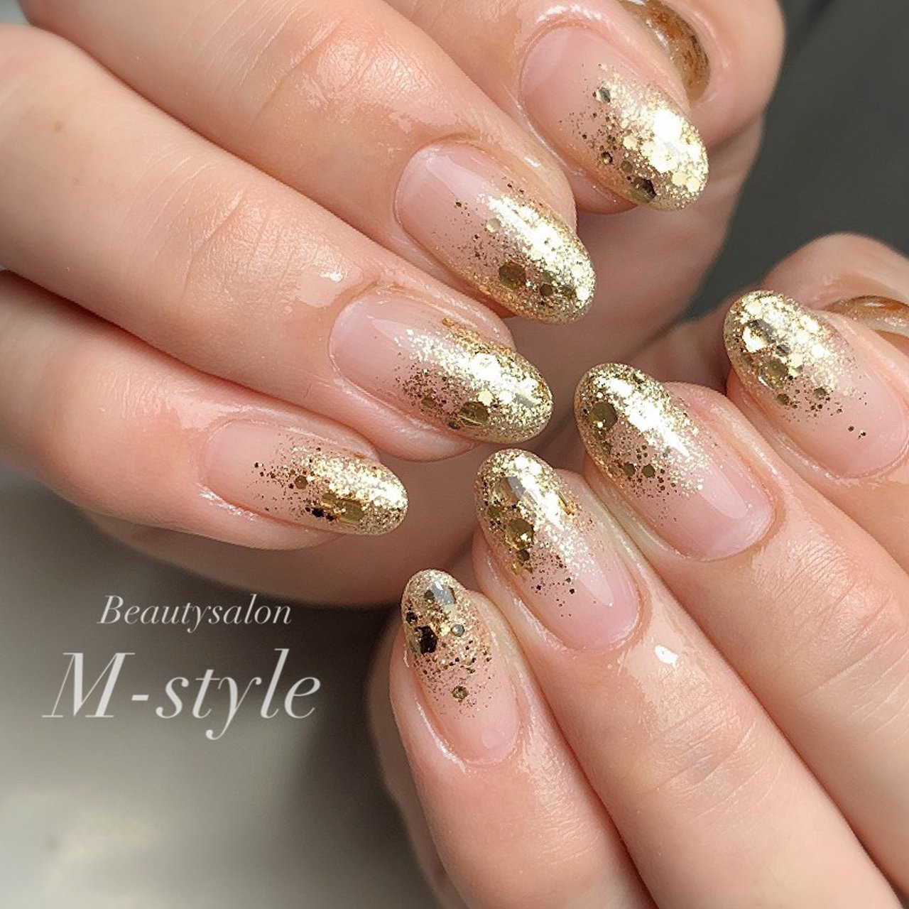 オールシーズン ブライダル パーティー ハンド グラデーション Beauty Salon M Styleのネイルデザイン No ネイルブック