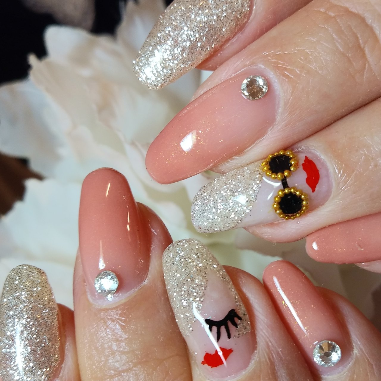 春 オールシーズン オフィス デート ハンド 尾崎絵美 芦屋ネイルサロンjewelcrownのネイルデザイン No ネイルブック