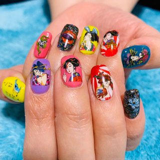 花魁のネイルデザイン ネイルブック