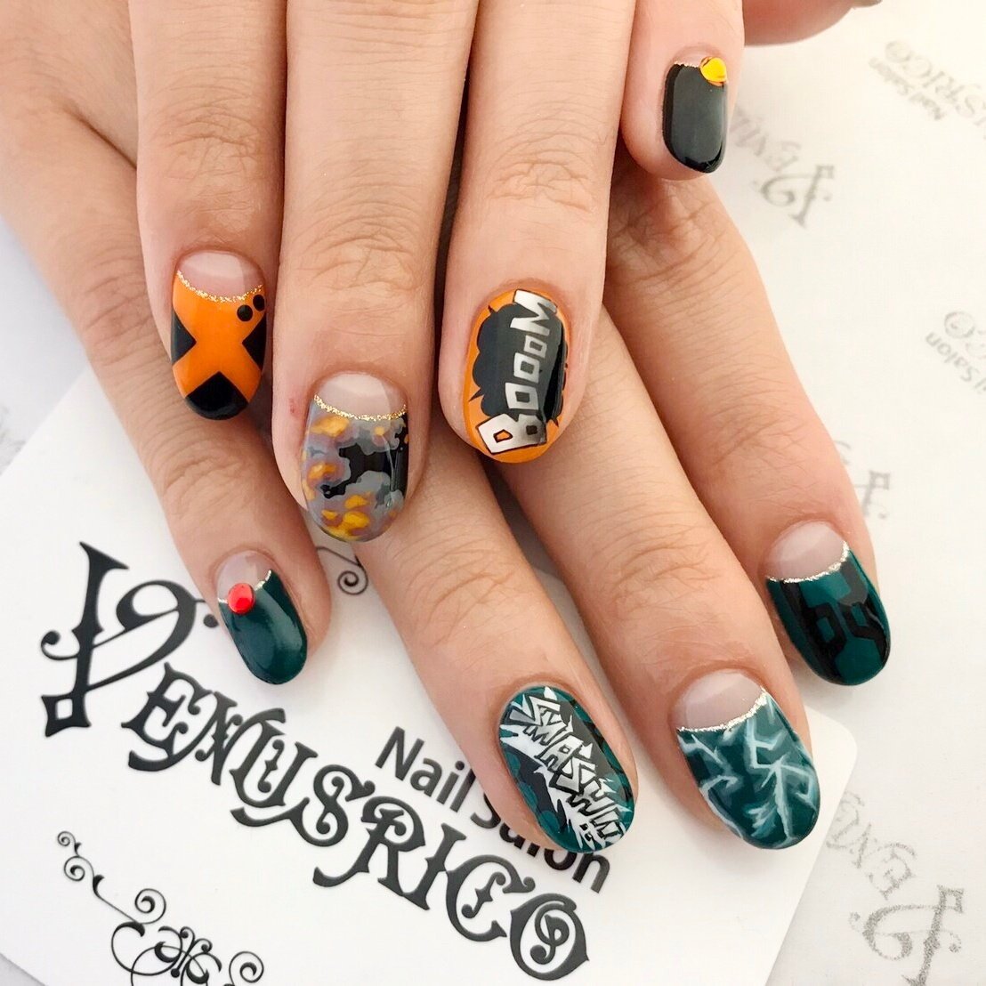 卒業式 入学式 パーティー ハンド 痛ネイル Nailsalon Venusrico ウェヌスリコ のネイルデザイン No ネイルブック