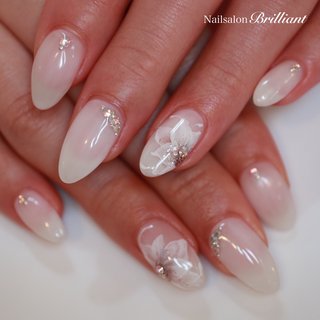 人気順｜ラメ/#ホワイトワンカラーのネイルデザイン｜ネイルブック