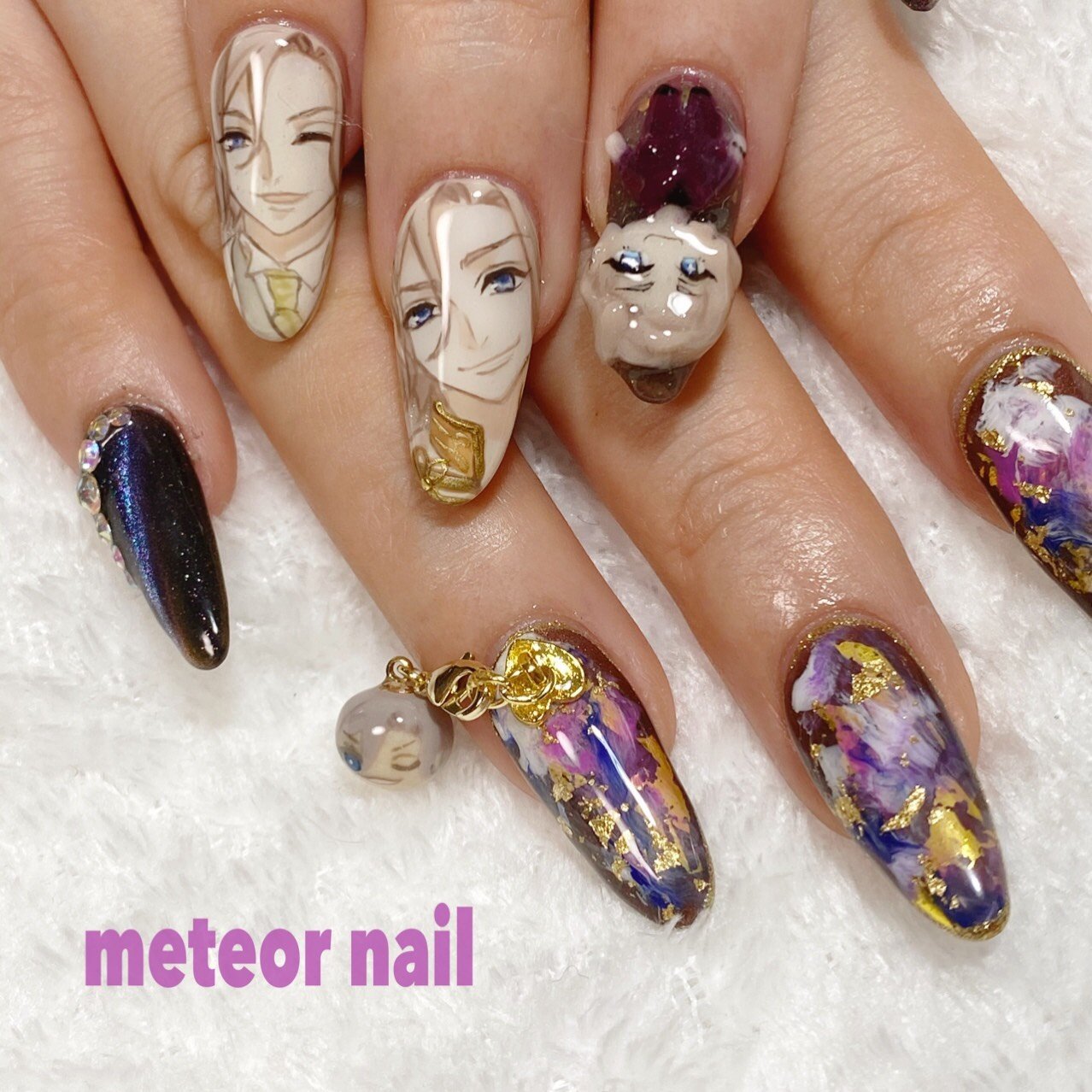 オールシーズン ハンド 痛ネイル 3d ロング Meteornail ミーティアネイルのネイルデザイン No ネイルブック