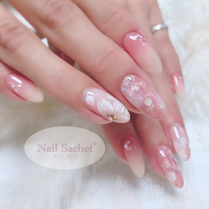 春 卒業式 入学式 オフィス ワンカラー Nailsachet ネイルサシェのネイルデザイン No ネイルブック