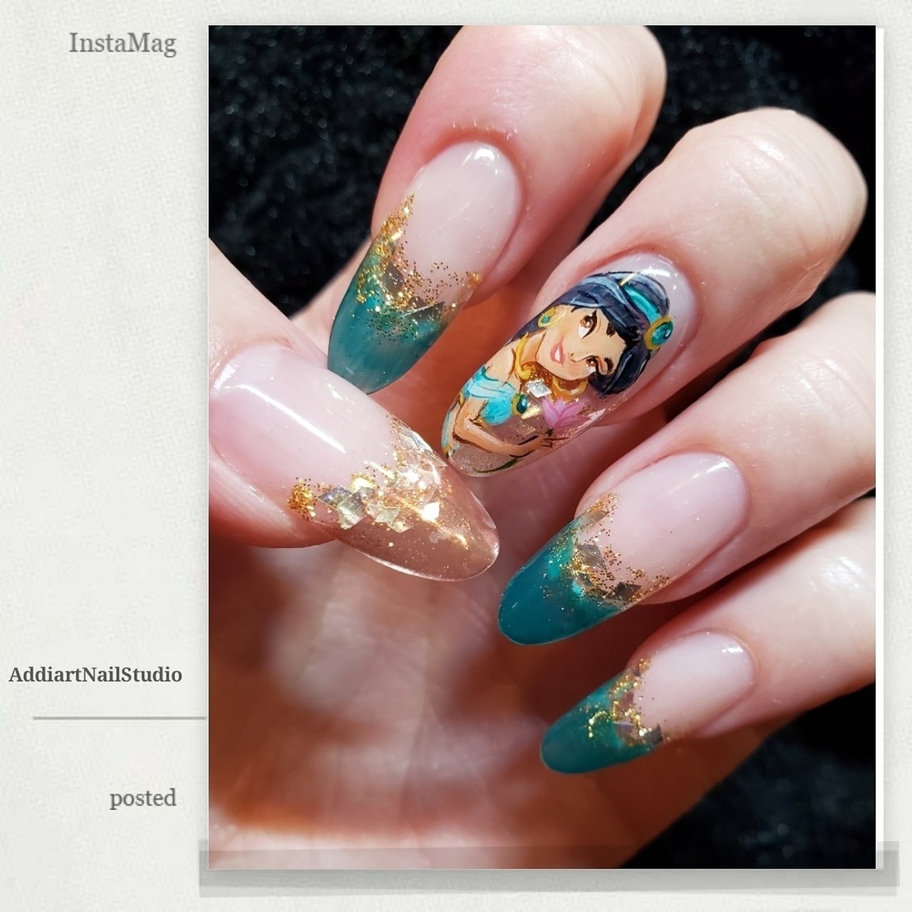 最も選択された ディズニー ネイル ジャスミン 4994