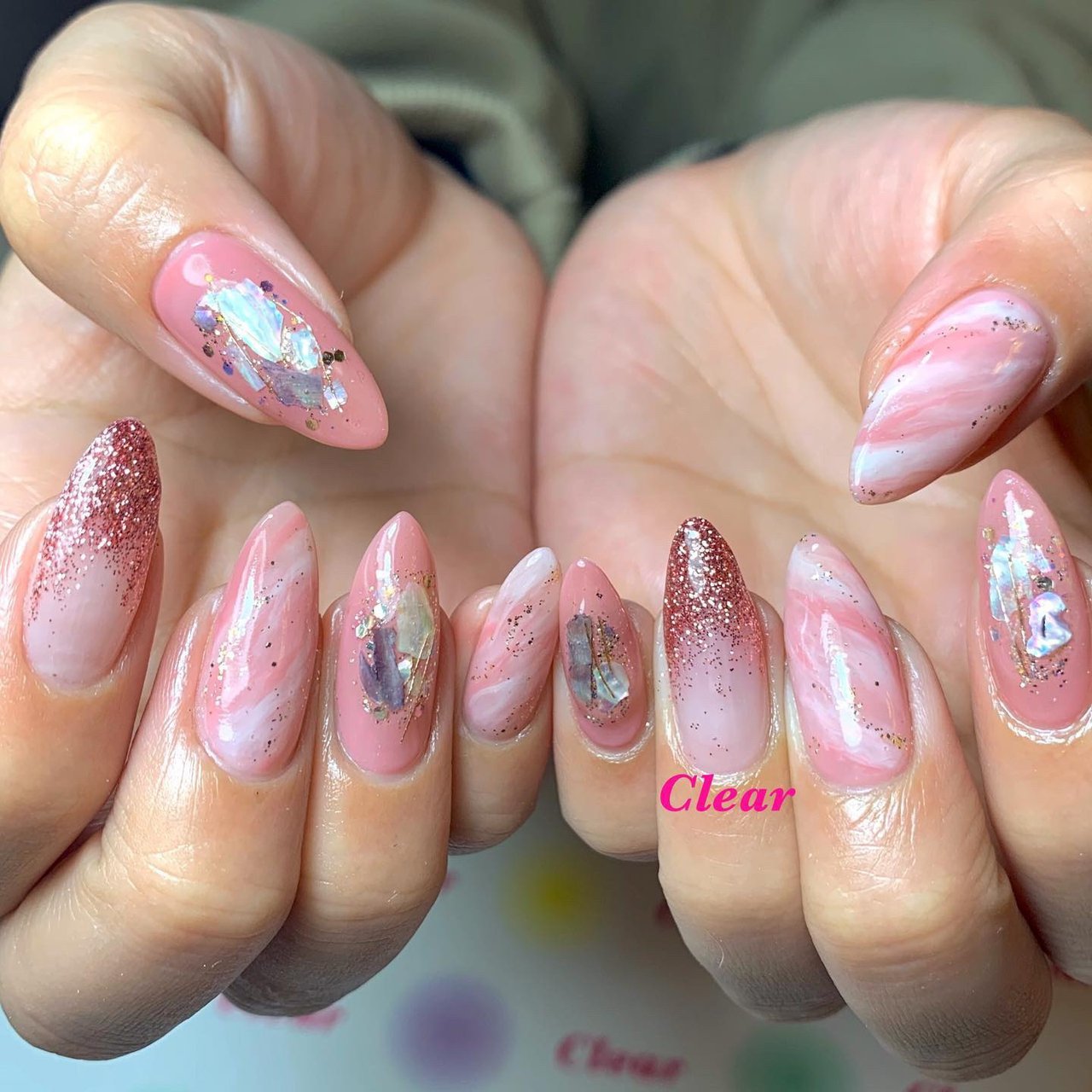 春 冬 オールシーズン オフィス ハンド ネイルサロンclearのネイルデザイン No ネイルブック