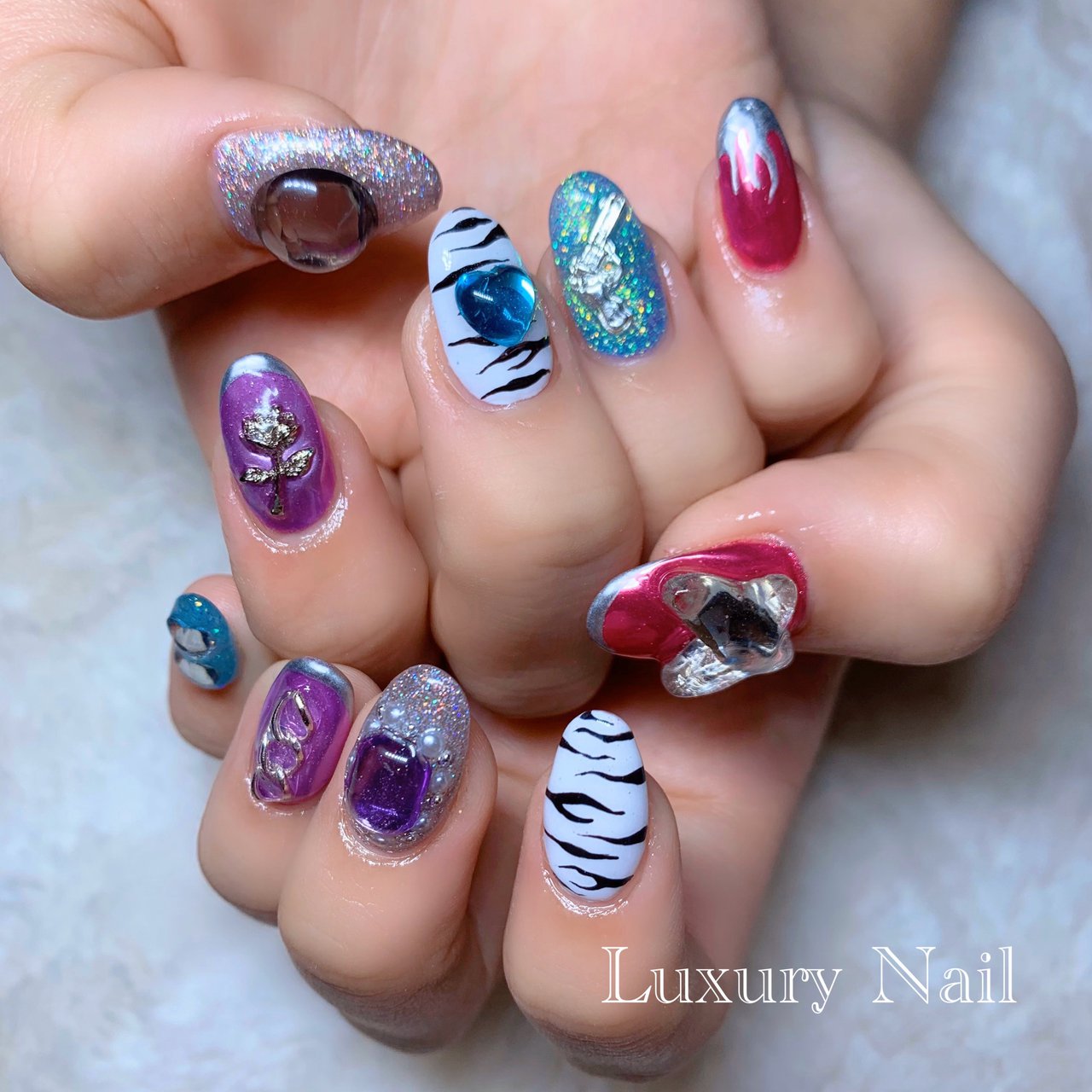 オールシーズン 成人式 ライブ 女子会 ハンド ちいやんのネイルデザイン No ネイルブック