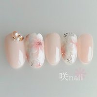 卒業式 入学式 オフィス デート ハンド 咲nail サキネイル のネイルデザイン No ネイルブック