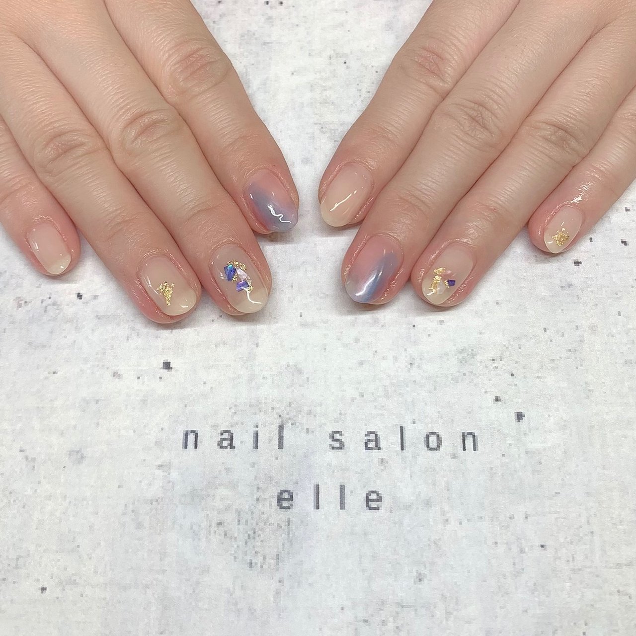 オールシーズン オフィス ブライダル デート ハンド Elleのネイルデザイン No ネイルブック