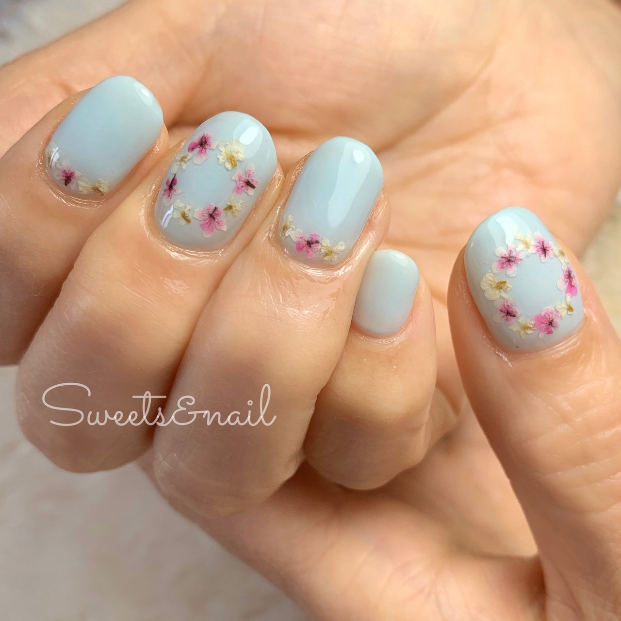 春 オールシーズン ブライダル パーティー ハンド Sweets Nailのネイルデザイン No ネイルブック