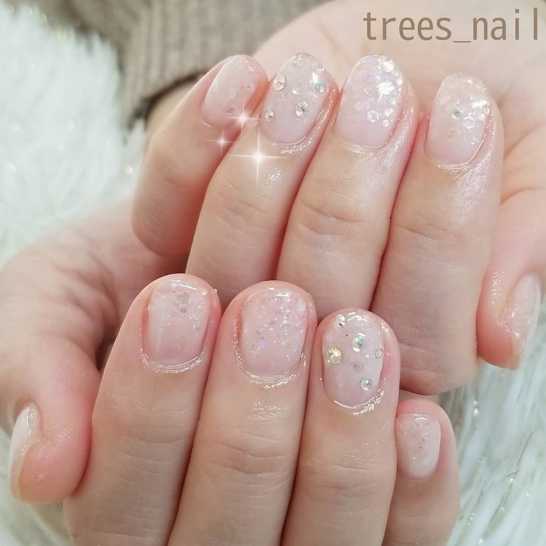 春 オールシーズン 卒業式 入学式 ハンド Trees Nailのネイルデザイン No ネイルブック