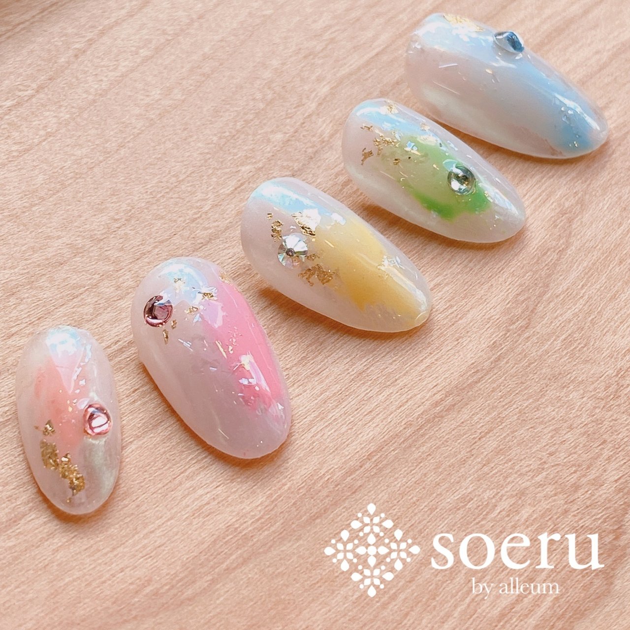 春 夏 海 女子会 ハンド Soeru Nailのネイルデザイン No ネイルブック