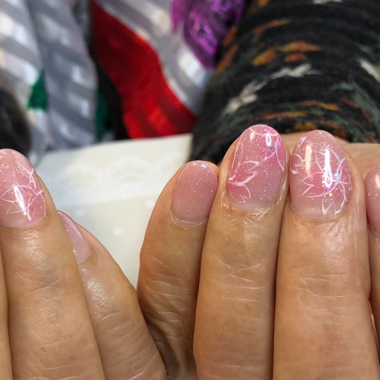 ショート ピンク ジェル お客様 Jna認定講師在籍 Nail スプリングのネイルデザイン No ネイルブック