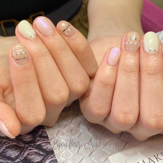 人気順 大人ボーダーネイルのネイルデザイン ネイルブック