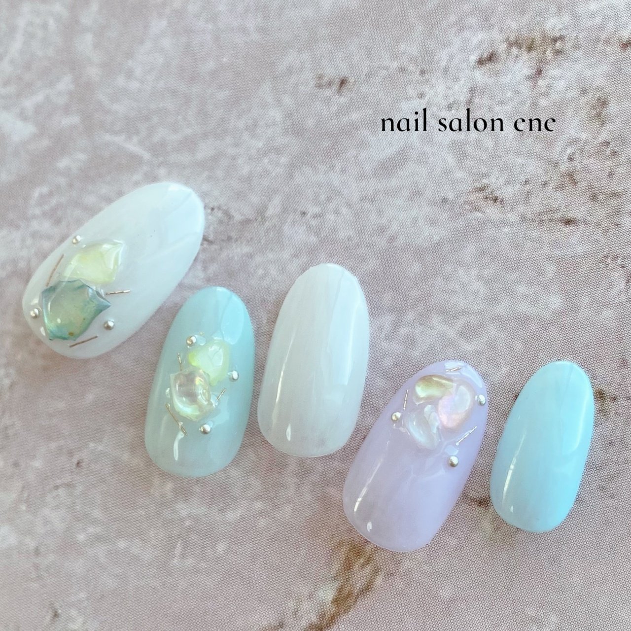 春 夏 オールシーズン ハンド シンプル Nail Salon Ene エネ のネイルデザイン No ネイルブック