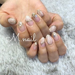 人気順 ブルー 青 ホワイトニュアンスのネイルデザイン ネイルブック