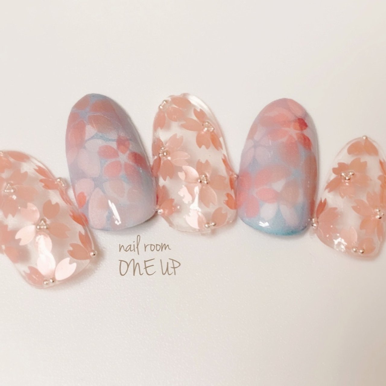 春 卒業式 入学式 ハンド フラワー Nail Room One Upのネイルデザイン No ネイルブック