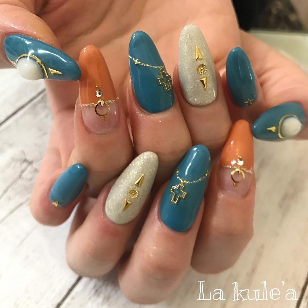 夏 秋 リゾート デート ハンド ネイルサロンla Kulea ラクレアのネイルデザイン No ネイルブック