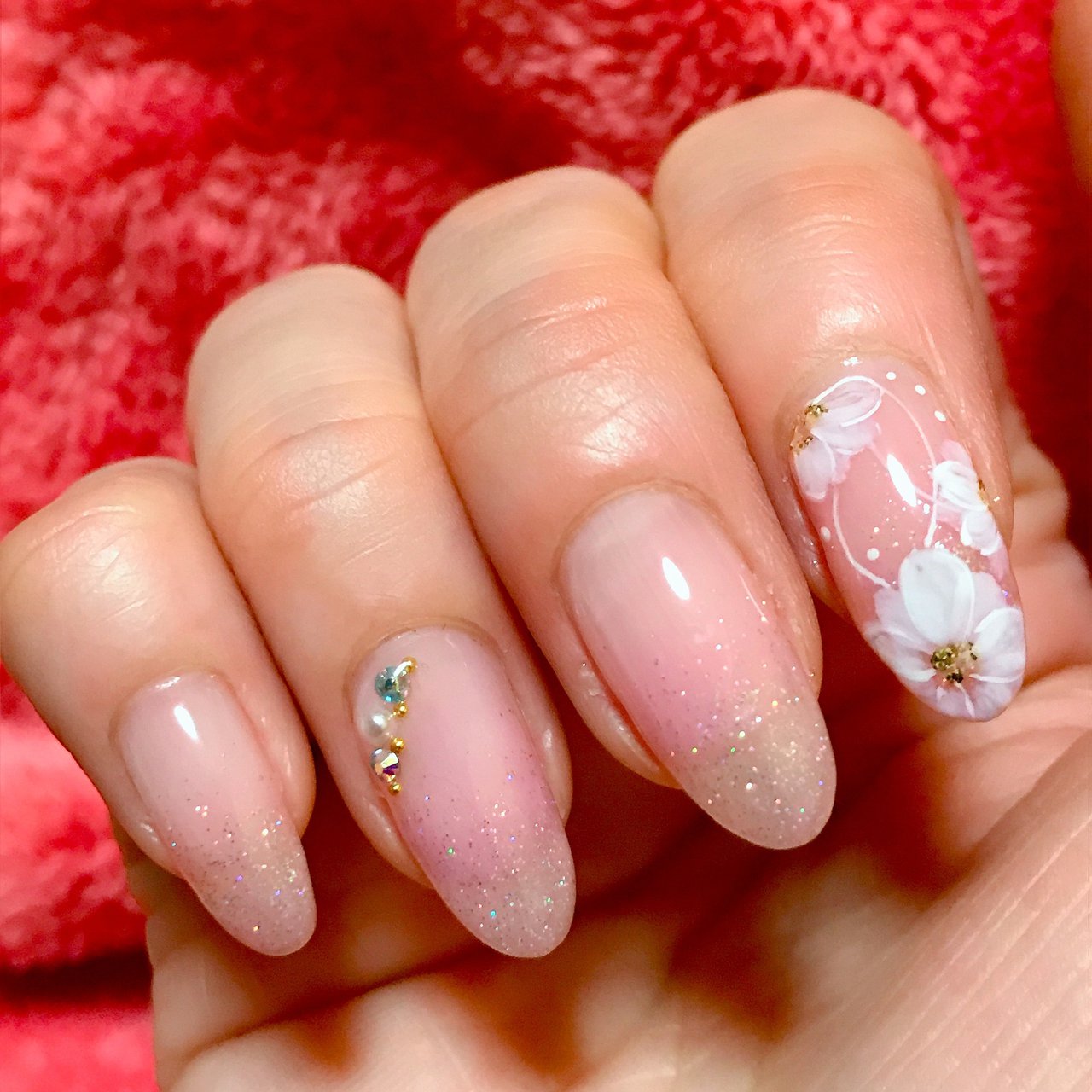 春 卒業式 入学式 ハンド グラデーション Yuko0119のネイルデザイン No ネイルブック