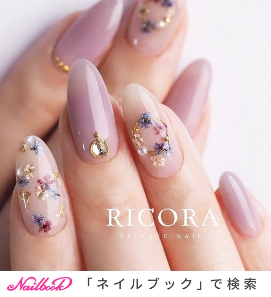 春 夏 入学式 デート ハンド Tunashima Nailのネイルデザイン No ネイルブック