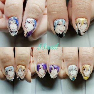 なぎちゃん 痛ネイルオーダー 🥀 ——— にじさんじ 緋八マナ ——— ▽menu B